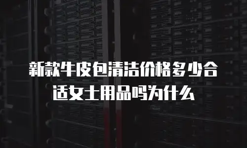 新款牛皮包清洁价格多少合适女士用品吗为什么