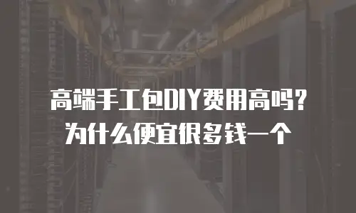 高端手工包DIY费用高吗？为什么便宜很多钱一个