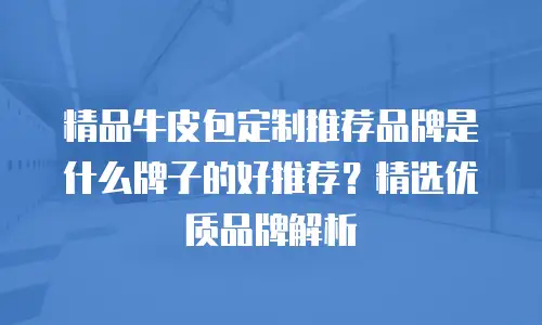 精品牛皮包定制推荐品牌是什么牌子的好推荐？精选优质品牌解析