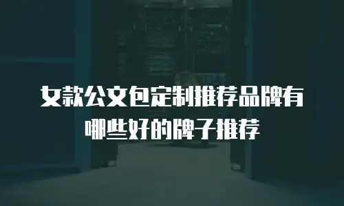 女款公文包定制推荐品牌有哪些好的牌子推荐