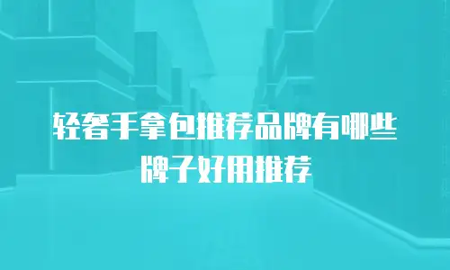 轻奢手拿包推荐品牌有哪些牌子好用推荐