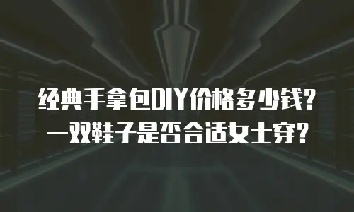 经典手拿包DIY价格多少钱？一双鞋子是否合适女士穿？