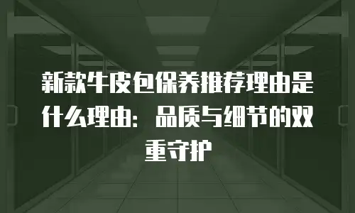 新款牛皮包保养推荐理由是什么理由：品质与细节的双重守护