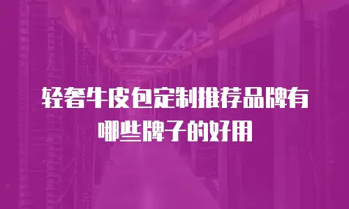轻奢牛皮包定制推荐品牌有哪些牌子的好用