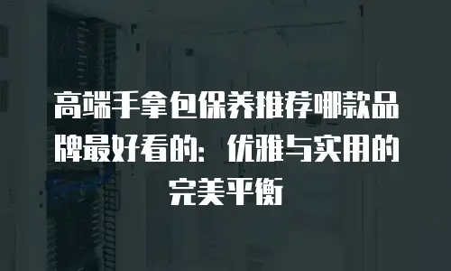 高端手拿包保养推荐哪款品牌最好看的：优雅与实用的完美平衡