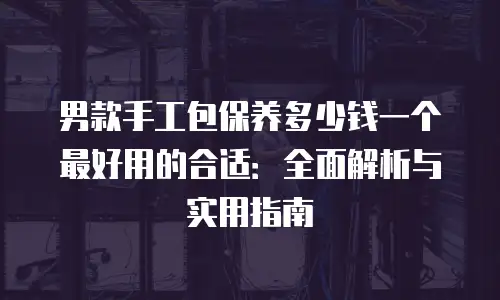 男款手工包保养多少钱一个最好用的合适：全面解析与实用指南