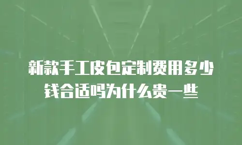 新款手工皮包定制费用多少钱合适吗为什么贵一些