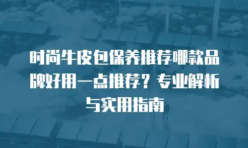 时尚牛皮包保养推荐哪款品牌好用一点推荐？专业解析与实用指南