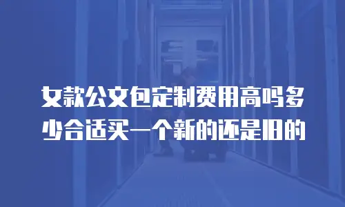 女款公文包定制费用高吗多少合适买一个新的还是旧的