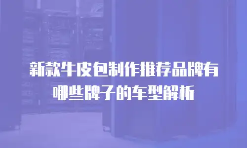 新款牛皮包制作推荐品牌有哪些牌子的车型解析