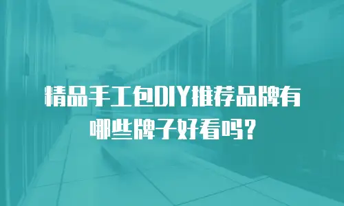 精品手工包DIY推荐品牌有哪些牌子好看吗？