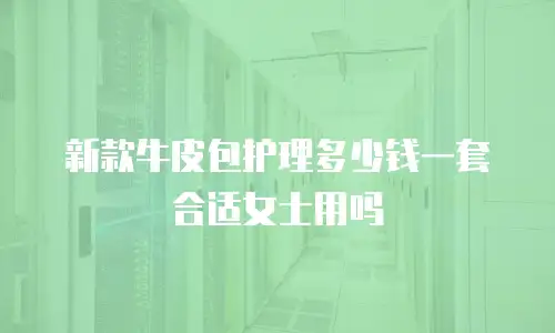 新款牛皮包护理多少钱一套合适女士用吗