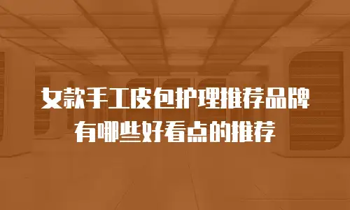 女款手工皮包护理推荐品牌有哪些好看点的推荐