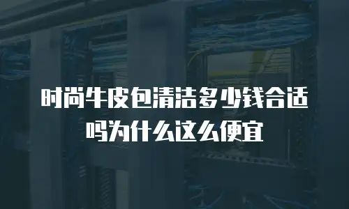 时尚牛皮包清洁多少钱合适吗为什么这么便宜