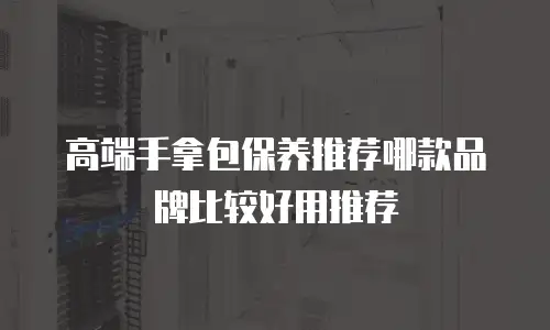 高端手拿包保养推荐哪款品牌比较好用推荐