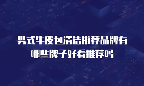 男式牛皮包清洁推荐品牌有哪些牌子好看推荐吗