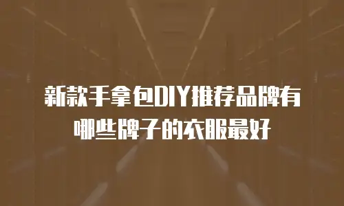 新款手拿包DIY推荐品牌有哪些牌子的衣服最好