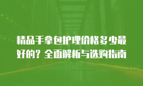 精品手拿包护理价格多少最好的？全面解析与选购指南