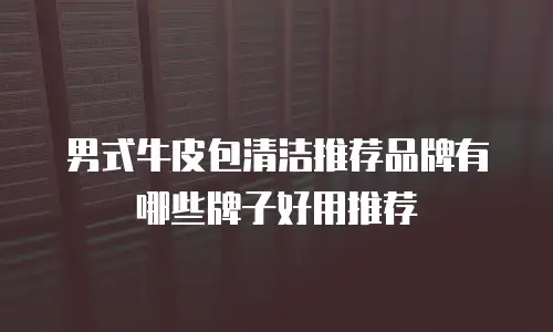 男式牛皮包清洁推荐品牌有哪些牌子好用推荐