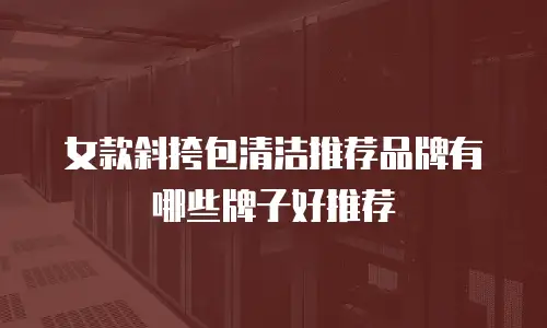 女款斜挎包清洁推荐品牌有哪些牌子好推荐