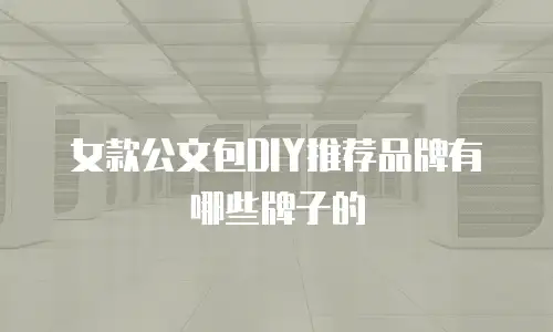女款公文包DIY推荐品牌有哪些牌子的