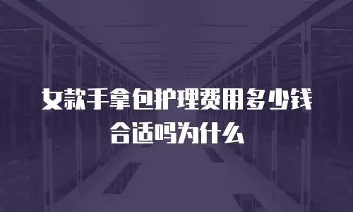 女款手拿包护理费用多少钱合适吗为什么
