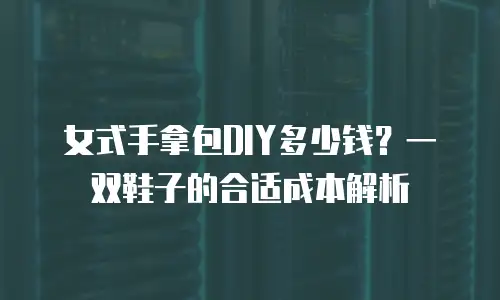 女式手拿包DIY多少钱？一双鞋子的合适成本解析