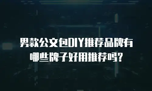 男款公文包DIY推荐品牌有哪些牌子好用推荐吗？