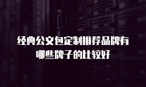 经典公文包定制推荐品牌有哪些牌子的比较好