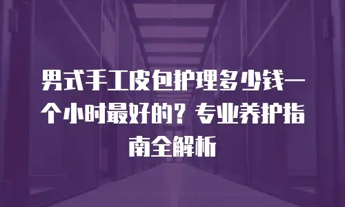 男式手工皮包护理多少钱一个小时最好的？专业养护指南全解析