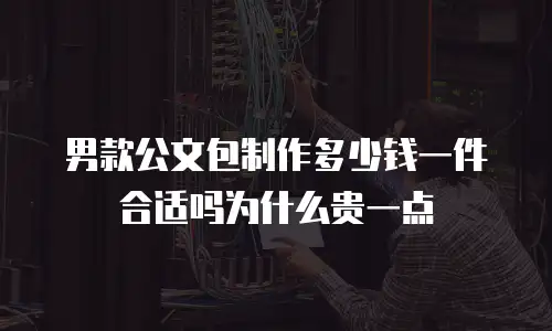 男款公文包制作多少钱一件合适吗为什么贵一点