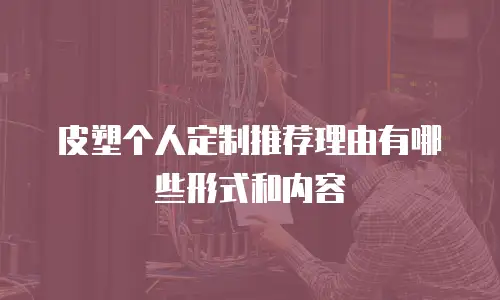 皮塑个人定制推荐理由有哪些形式和内容