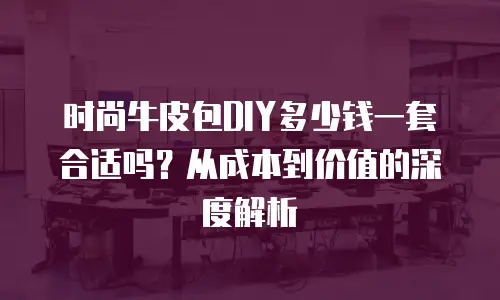 时尚牛皮包DIY多少钱一套合适吗？从成本到价值的深度解析