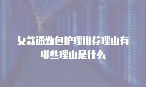 女款通勤包护理推荐理由有哪些理由是什么