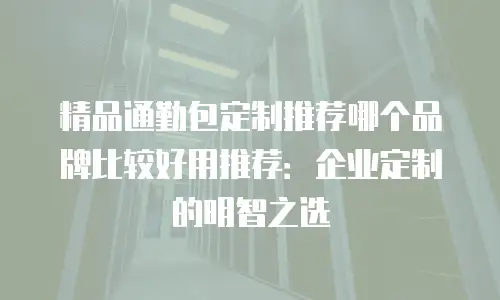 精品通勤包定制推荐哪个品牌比较好用推荐：企业定制的明智之选