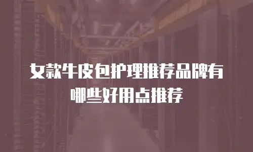 女款牛皮包护理推荐品牌有哪些好用点推荐
