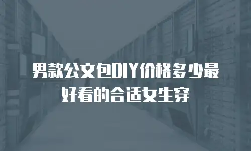 男款公文包DIY价格多少最好看的合适女生穿