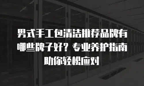 男式手工包清洁推荐品牌有哪些牌子好？专业养护指南助你轻松应对