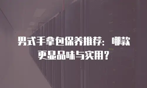 男式手拿包保养推荐：哪款更显品味与实用？