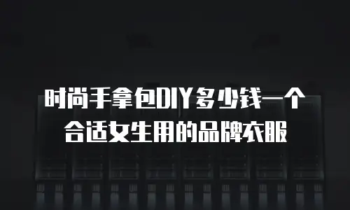 时尚手拿包DIY多少钱一个合适女生用的品牌衣服