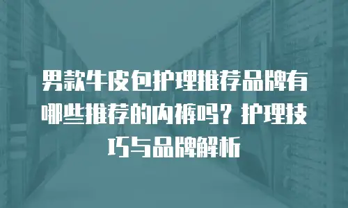 男款牛皮包护理推荐品牌有哪些推荐的内裤吗？护理技巧与品牌解析