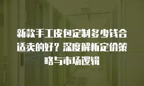 新款手工皮包定制多少钱合适卖的好？深度解析定价策略与市场逻辑