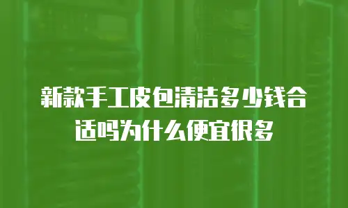 新款手工皮包清洁多少钱合适吗为什么便宜很多