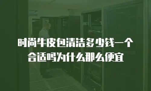 时尚牛皮包清洁多少钱一个合适吗为什么那么便宜