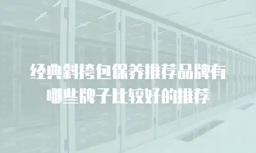 经典斜挎包保养推荐品牌有哪些牌子比较好的推荐