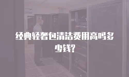 经典轻奢包清洁费用高吗多少钱?