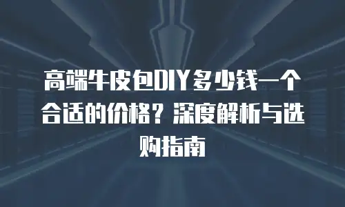 高端牛皮包DIY多少钱一个合适的价格？深度解析与选购指南