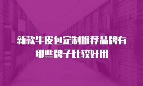新款牛皮包定制推荐品牌有哪些牌子比较好用