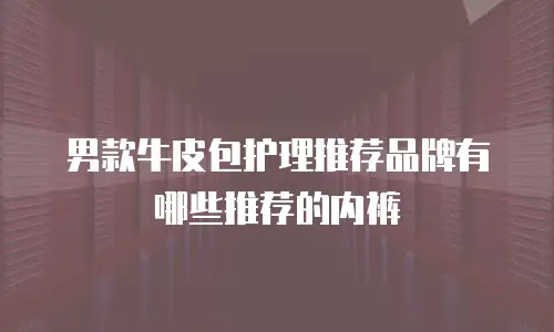 男款牛皮包护理推荐品牌有哪些推荐的内裤