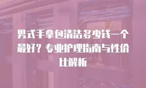 男式手拿包清洁多少钱一个最好？专业护理指南与性价比解析
